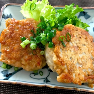 鶏つくねの照り焼きハンバーグ☆